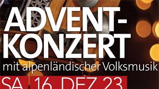 Adventkonzert mit alpenländischer Volksmusik