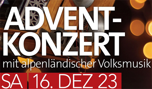 Adventkonzert mit alpenländischer Volksmusik